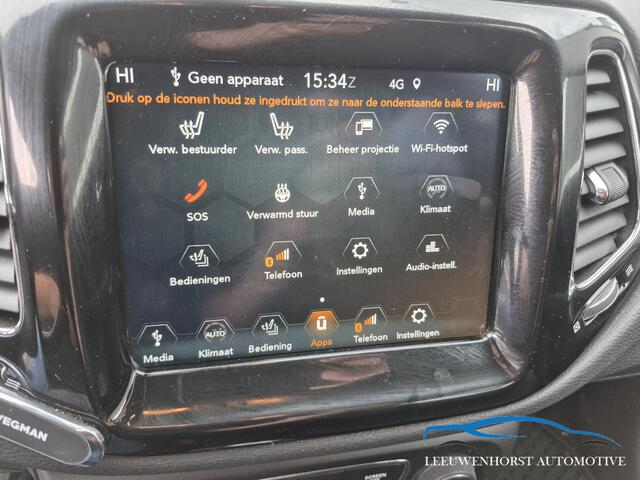 Jeep COMPASS 1.3T Limited, AUTOMAAT, camera, clima, cruise, trekhaak 1.750 kg, NL-dealerauto