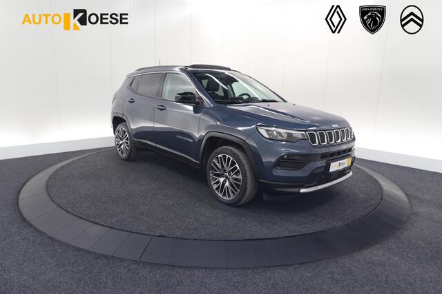 Jeep COMPASS 4xe 190 Plug-in Hybrid Electric Limited | Elektrisch Panoramadak | Camera | Adaptieve Cruise Control | Apple Carplay | Pack Winter