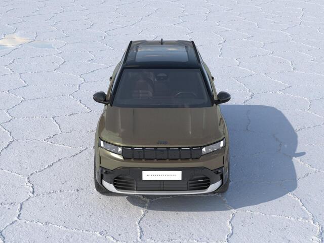 Jeep COMPASS First Edition 74 kWh | Adapt. Cruise | Camera | Carplay | 20" | Elektr. A-Klep | Navi | Winter Pack | Schuif/Kanteldak | Premium Pack | Conv. Pack | Warmtepomp