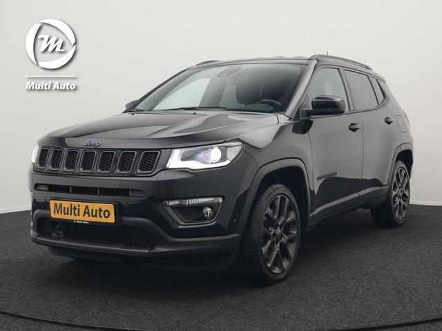 Jeep COMPASS 4xe 240 Plug-in Hybrid Electric S Plug In Hybrid 240pk Dealer O.H PHEV | Lederen Sportstoelen Memory & Verwarmd | Camera | Navigatie | Blis | Keyless | Stuur Verwarmd | Cruise Control | DAB |