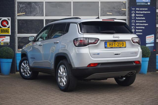 Jeep COMPASS 4xe 190 Plug-in Hybrid Electric Limited Lease Ed. Prijs Inclusief Onderhoud & 12 Maand BOVAG Garantie | 4 Nieuwe Banden | Cruise Control Adaptief |