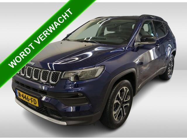 Jeep COMPASS 4xe 190PK Plug-in Hybrid Limited Edition / Leder / Pdc+Camera / Airco-ecc./ Stuur-Stoelverwarming / Winter-Pack /