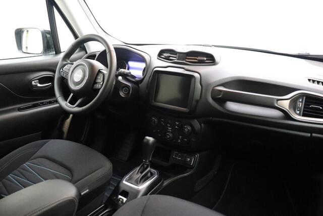 Jeep RENEGADE 1.5T e-Hybrid Upland Automaat | Navigatie | Weinig kilometers | Camera | Climate control | Keyless |Zwart dak | Trekhaak | Lichtmetalen velgen Black