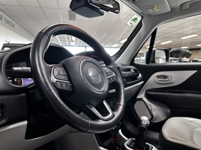 Jeep RENEGADE 1.0T Freedom/ DEALER ONDERHOUDEN/ Open-Panodak/ Trekhaak/ LED Koplampen/ Stoel+Stuurverw./ Grootlichtass./ Keyless/ DAB+/ Apple+Android/ LEDER/ Clima/ Navi/ Cruise/ Bluetooth/ Multi.LEDER.Stuur/ Elek.Pakke