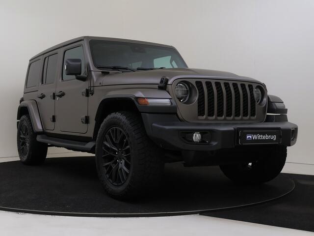 Jeep WRANGLER Unlimited 4xe 380PK Sahara SPECIALE WITTEBRUG EDITIE ! UNIEKE WRAP & ALARM & OPEN DAK !