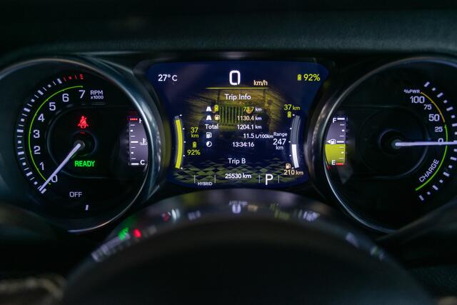 Jeep WRANGLER Unlimited 4xe 380 Sahara | Camera | Leder | Adaptive Cruise | Stoel/stuur verwarm.