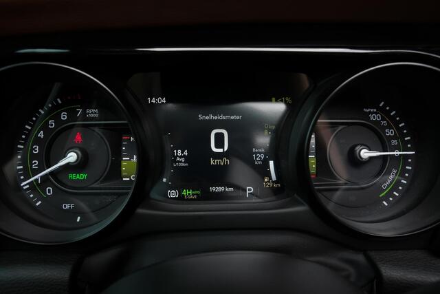 Jeep WRANGLER Unlimited BRUTE Richmond BRUTE Richmond 4x e 380 Sahara |sky view|elek. treeplanken|vintage leather|performance seats|performance uitlaat|individual satin matt|performance pack|parkeercamera|22" lichtmetalen velgen|