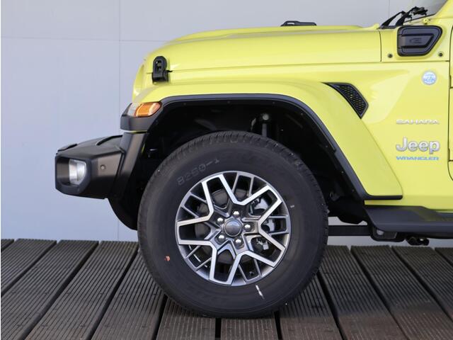 Jeep WRANGLER Unlimited 4xe 380 Sahara | Sky one dak | Adaptive CC | Camera | stoel en stuur verwarming