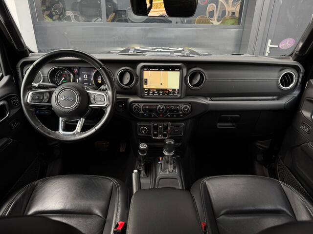 Jeep WRANGLER Unlimited 4xe 380 Sahara BLACK Trekhaak TreePlanken