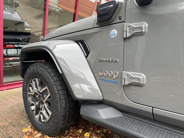 Jeep WRANGLER Unlimited 4xe 380 Sahara | Leder | Navi | ACC | Stoel/Stuurverw. |