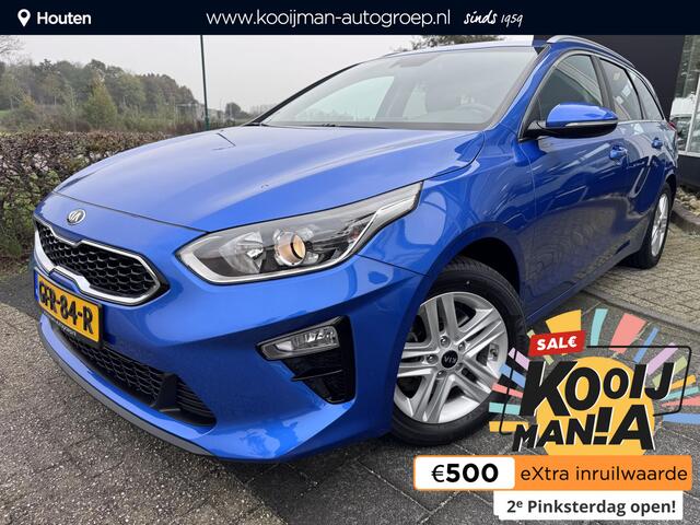 KIA CEE D Ceed Sportswagon 1.0 T-GDi DynamicLine | Half lederen bekleding | Apple Carplay/Android Auto | Cruise control | Achteruitrij camera | Elektr. climate control | Spraak bediening | Start/Stop systeem |