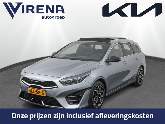 KIA CEE D Ceed Sportswagon 1.5 T-GDi GT-Line - Adaptive Cruise - Climate Control - Navigatie - Schuif/Kanteldak - DAB - Apple Carplay/Android auto Fabrieksgarantie 04-2032