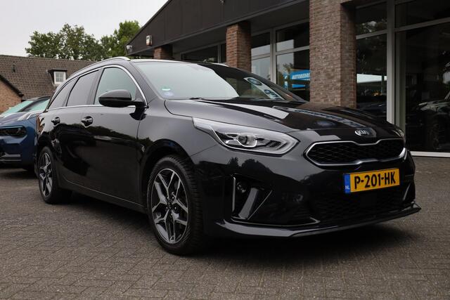 KIA CEE D Ceed Sportswagon 1.4 T-GDi GT-PlusLine TREKHAAK HALF-LEER CARPLAY STOEL/STUURVERW. JBL-SOUND ELEC.ACHTERKLEP ADAPTIVE-CRUISE CLIMA NAVI 2XPDC 17''LMV