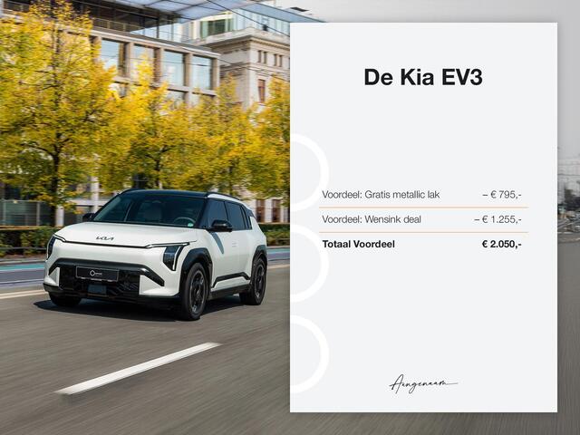 KIA EV3 GT-PlusLine 81.4 kWh Tijdelijk Kia Subsidie ¤2950,- Bij Aanschaf | Private Lease vanaf ¤398,- | Nu te bestellen | Geen BPM