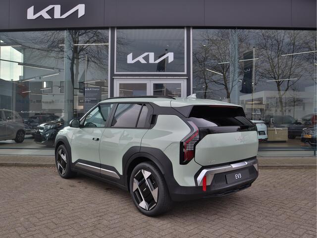 KIA EV3 Plus Advanced 81.4 kWh Snel leverbaar! Navi+BT+Cam Stoel+Stuurverw. Leder LED 19''LMV 10 jr. Garantie