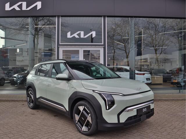 KIA EV3 Plus Advanced 81.4 kWh Snel leverbaar! Navi+BT+Cam Stoel+Stuurverw. Leder LED 19''LMV 10 jr. Garantie