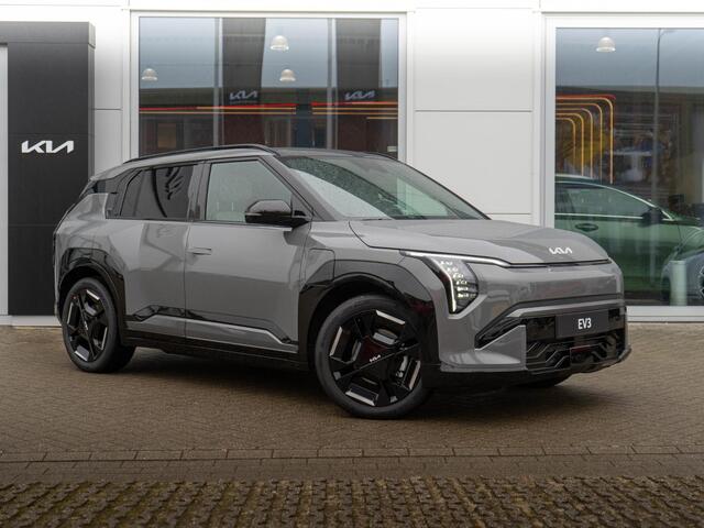 KIA EV3 GT-Line 81.4 kWh | OP VOORRAAD SNEL RIJDEN | Schuif kantel dak | Navigatie | Stoel en stuur verwarming |