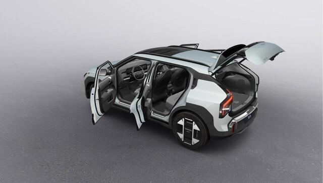 KIA EV3 Plus Advanced 81.4 kWh - Dit jaar nog wegrijden! - IVORY SILVER