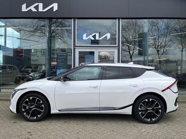 KIA EV6 GT-Line AWD 84 kWh 229pk --Snel leverbaar!-- Navi+BT+360Cam Stoelkoeling+Stoelverw. Pano-Dak HUD Meridian Sound 10 jr. Garantie