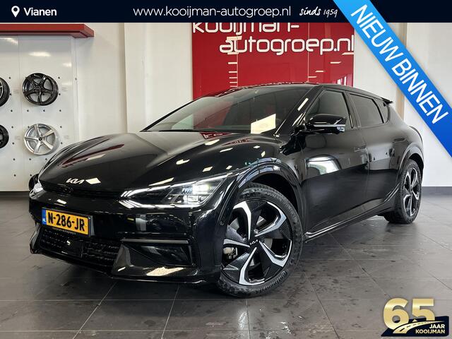 KIA EV6 GT-Line AWD 77.4 kWh + Trekhaak, BTW auto, 1e eigenaar, 1500KG trekgwicht!