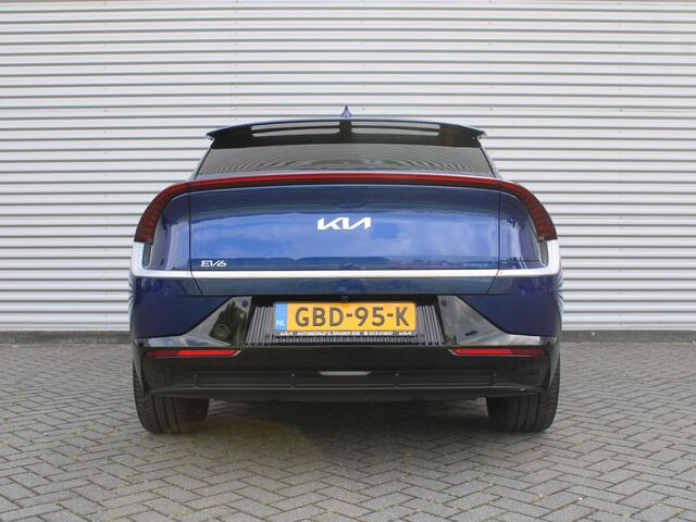 KIA EV6 Edition Advanced 77.4 kWh | Stuur-/stoelverwarming | BTW | Camera | Cruise adapt. | Elektr. achterklep + stoelbediening | 20" LM |