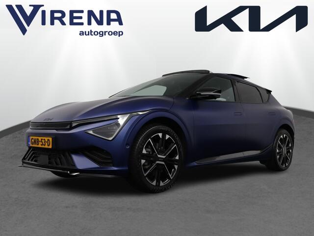 KIA EV6 GT-Line 84 kWh - *DEMO* - Schuif-/kanteldak - Stoel-/stuurverwarming - Navigatie - Apple CarPlay/Android Auto - Fabrieksgarantie tot 09-2031