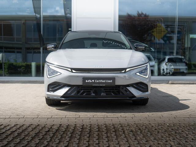 KIA EV6 GT-Line 84.0 kWh Direct leverbaar | Nieuw op voorraad | Panoramadak | Stoelverwarming en -ventilatie | 20 inch velgen | 360° Camera | Meridian Surround | Digital Key 2.0 | Aut. Kofferklep