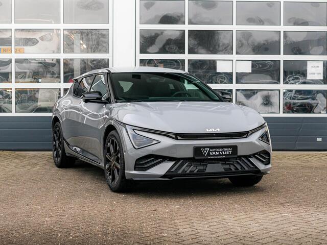 KIA EV6 GT-Line 84 kWh l 360 graden camera l dodehoek camera l schuifkantel dak l stoel verwarming en ventilatie l 17% bijtelling * l