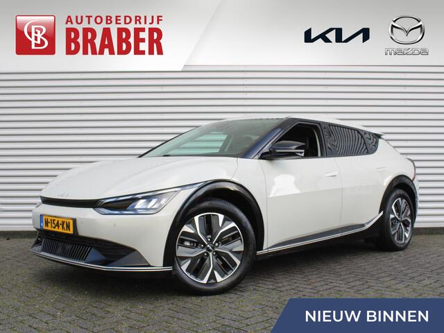 KIA EV6 Plus AWD 77.4 kWh | 325 PK | Trekhaak | Stuur-/stoelverwarming + ventilatie | Camera | Cruise adapt. | Elek. stoelverstelling + achterklep | 19" LM |