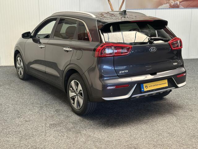 KIA Niro 1.6 GDi Hybrid DynamicLine STOF/LEDER NAVIGATIE ADAPTIVE CRUISE CONTROL CLIMATE CONTROL KEYLESS GO APPLE CARPLAY/ANDROID RIJSTROOKSENSOREN ACHTERUITRIJCAMERA ZEER MOOI !! 3010