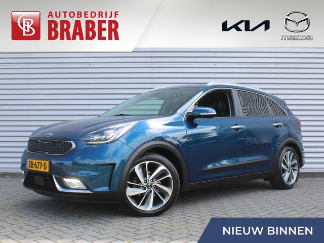 KIA Niro 1.6 GDi Hybrid ExecutiveLine | Trekhaak | Stuur-/stoelverwarming + ventilatie | Camera | Cruise adapt. | 18" LM | Leer | JBL audio |