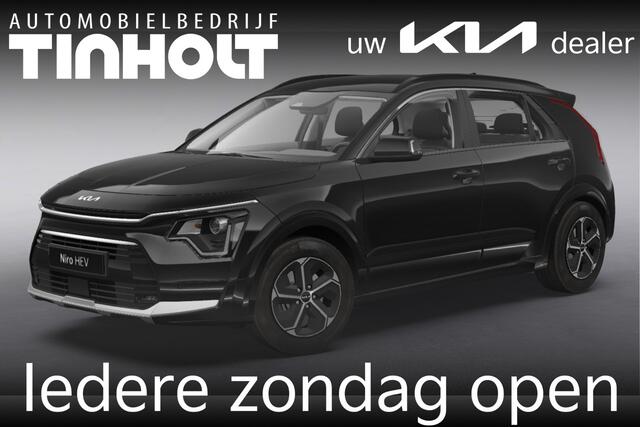 KIA Niro 1.6 GDi Hybrid DynamicLine - Direct uit voorraad leverbaar - AURORA BLACK PEARL