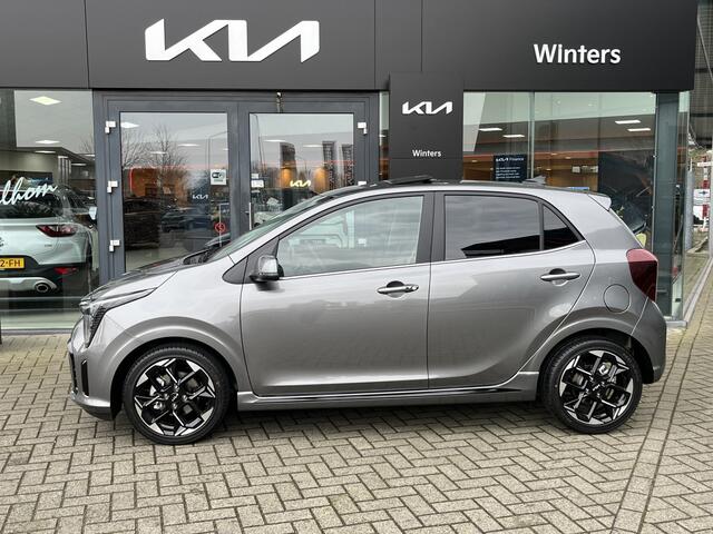 KIA PICANTO 1.0 DPI GT-Line ECC Cr.Control Navi+Camera BT+USB SK-dak Leder 16"LMV Keyless LED Tot 10jr.Garantie