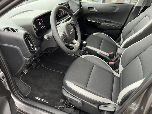 KIA PICANTO 1.0 DPI GT-Line ECC Cr.Control Navi+Camera BT+USB SK-dak Leder 16"LMV Keyless LED Tot 10jr.Garantie