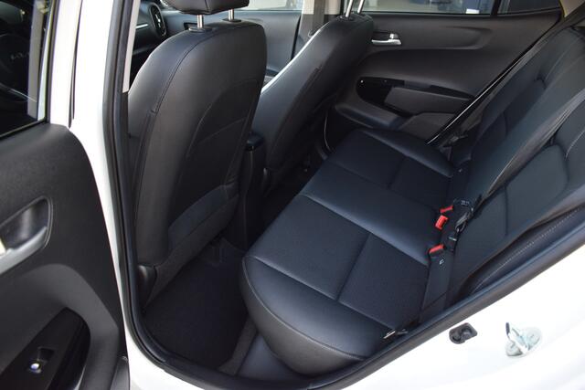 KIA PICANTO 1.0 T-GDi/100pk X-Line 5-Drs 5-Zits ECC Cr.Control Navi+Camera+BT Leder Stoel+StuurVerw. Keyless PrivacyGlas 16"LMV Tot 10Jr. Kia-Garantie