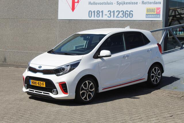 KIA PICANTO 1.0 MPi GT-Line Edition Navigatie/Achteruitrijcamera/Climate control/Apple carplay/LED koplampen/15'' Lichtmetalen velgen/Elektrisch inklapbare spiegels/Elektrische ramen.