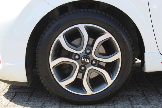 KIA PICANTO 1.0 MPi GT-Line Edition Navigatie/Achteruitrijcamera/Climate control/Apple carplay/LED koplampen/15'' Lichtmetalen velgen/Elektrisch inklapbare spiegels/Elektrische ramen.