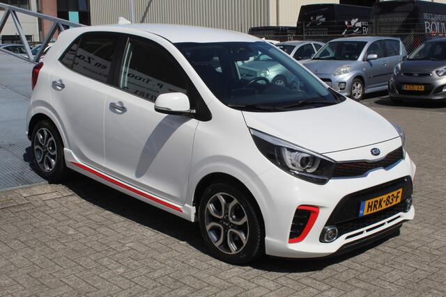 KIA PICANTO 1.0 MPi GT-Line Edition Navigatie/Achteruitrijcamera/Climate control/Apple carplay/LED koplampen/15'' Lichtmetalen velgen/Elektrisch inklapbare spiegels/Elektrische ramen.