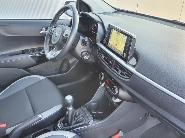 KIA PICANTO 1.0 CVVT Design Edition Navigatie, Climate Control, Cruise Control, 16"Lm, Leder, Achteruitrijcamera