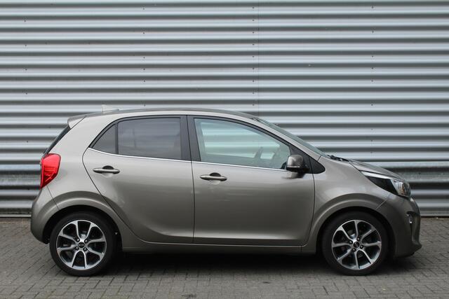 KIA PICANTO 1.0 CVVT 67pk Design Edition NL-Auto BTW Clima Cruise Navi Camera Leder 16"LMV 1e Eigenaar