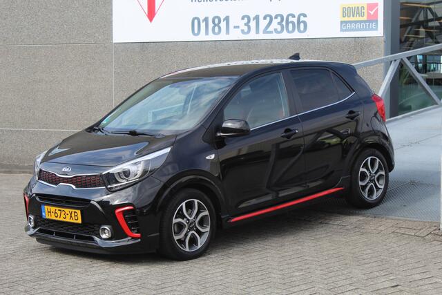 KIA PICANTO 1.0 MPi GT-Line Edition Navigatie/Achteruitrijcamera/Cruise control/Climate control/Apple carplay/LED koplampen/15'' Lichtmetalen velgen/Elektrisch inklapbare spiegels/Elektrische ramen.