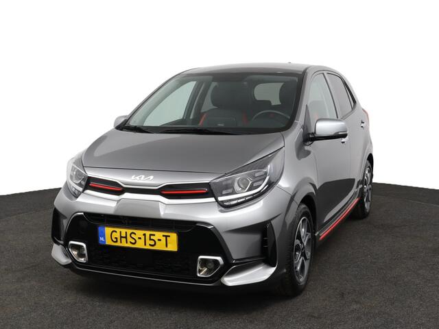KIA PICANTO 1.0 DPi GT-Line Apple Carplay/Android Auto - Cruise Control - Lederen Bekleding - Navigatie - Achteruitrijcamera - Fabrieksgarantie tot 08-2031