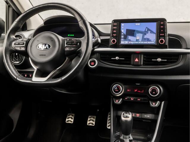 KIA PICANTO 1.0 T-GDI X-Line (APPLE CARPLAY, NAVIGATIE, LEDER, CAMERA, STUUR/STOELVERWARMING, SPORTSTOELEN, LM VELGEN, KEYLESS, GETINT GLAS, DAB+, NIEUWSTAAT)