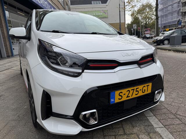 KIA PICANTO 1.0 T-GDi GT-Line 5p 100 PK 45557KM! NAP | Navigatie | Apple Carplay | Panoramadak | Climate Control | Cruise Control | Stoel\Stuurverwarming | Parkeersensoren | Achteruitrijcamera | Keyless | Leder | Dealerond