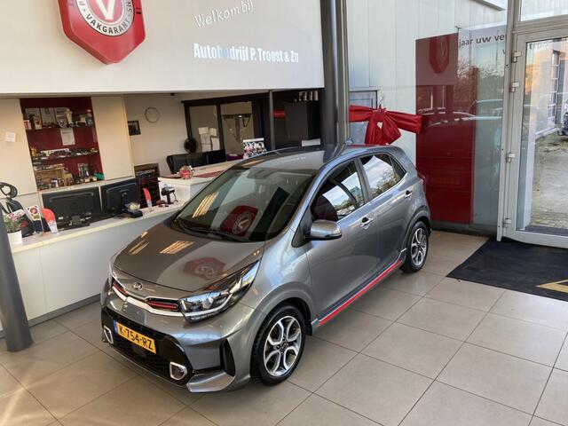 KIA PICANTO 1.0 DPi GT-Line,1e Eigenaar,Dealeronderhouden,Navigatie,Achteruitrijcamera,Spraakbediening,Leder,Keyless,Climate&Cruisecontrol,Achteruitrijsensoren,15 Inch Lmv
