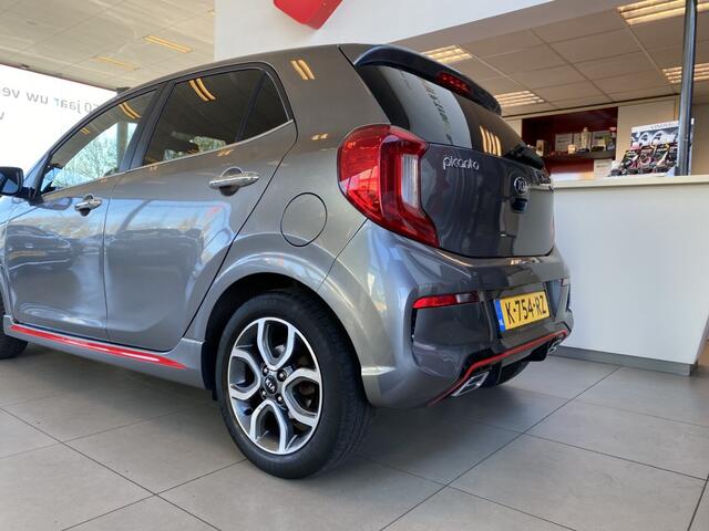 KIA PICANTO 1.0 DPi GT-Line,1e Eigenaar,Dealeronderhouden,Navigatie,Achteruitrijcamera,Spraakbediening,Leder,Keyless,Climate&Cruisecontrol,Achteruitrijsensoren,15 Inch Lmv