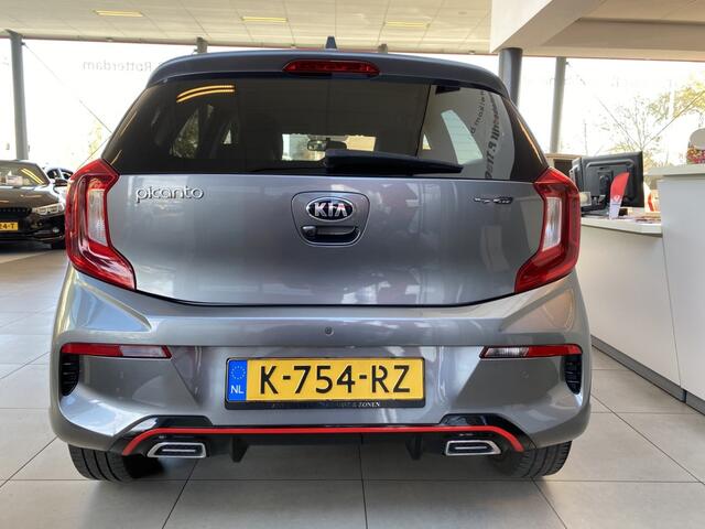 KIA PICANTO 1.0 DPi GT-Line,1e Eigenaar,Dealeronderhouden,Navigatie,Achteruitrijcamera,Spraakbediening,Leder,Keyless,Climate&Cruisecontrol,Achteruitrijsensoren,15 Inch Lmv