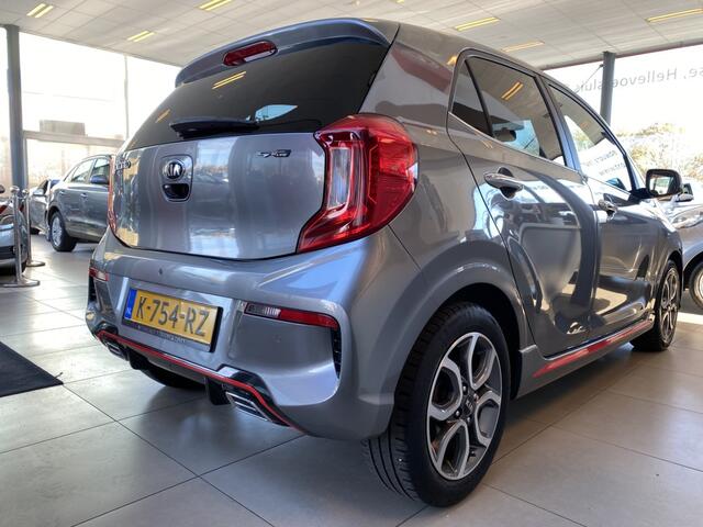 KIA PICANTO 1.0 DPi GT-Line,1e Eigenaar,Dealeronderhouden,Navigatie,Achteruitrijcamera,Spraakbediening,Leder,Keyless,Climate&Cruisecontrol,Achteruitrijsensoren,15 Inch Lmv