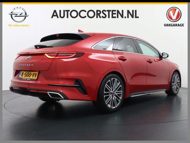 KIA PRO CEE D ProCeed 1.5T 160PK AUT-7 GT-Plus Line MHEV Virtual Cockpit Navi Camera Ecc Apple Carplay Android Auto Adap.Cruise Stoel+Bank+Stuurverwarming Pdc Keyless DAB Lmv 18" Led Dodehoekdetector Rijstrooksensor met correctie Elek.Achterklep Verkeersbord detectie U