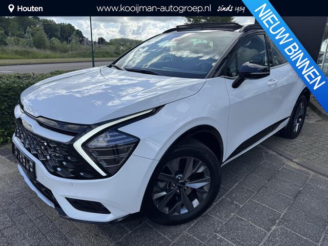 KIA SPORTAGE 1.6 T-GDi Hybrid GT-Line | Glazen panoramisch dak | Suede/leder sportief interieur | Stoel- & stuurwiel verwarming | Enz...